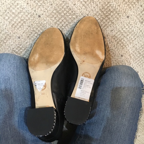 SOLD!! Michael Kors “Sabrina” Leather Ankle Boots. - Picture 7 of 11